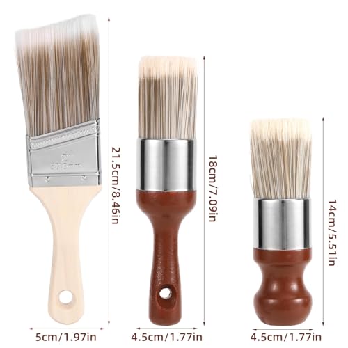 3pcs Leather Furniture Salve Brush, 3 Styles (Large) - style: Style D
