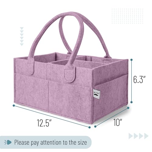 Mr. Pen- Baby Diaper Caddy Organizer, Orchid Mist - color: Orchid Mist, size: 1 Pack, Regular