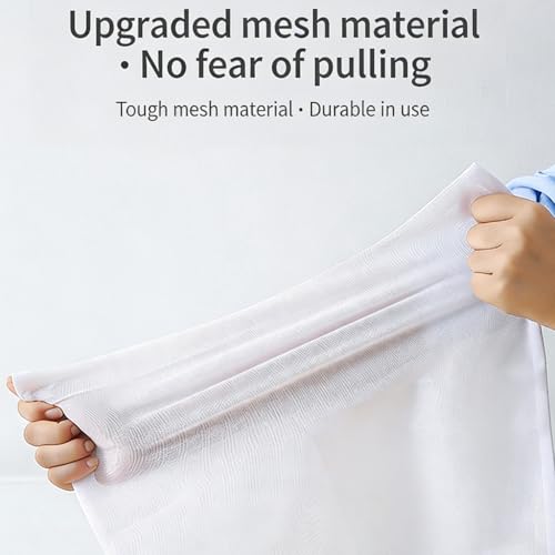3Pcs Mesh Laundry Bags with Sturdy Zipper,washing Bags for Washing Delicates,Protect Clothes in Washing Machine for Home, College & Dorm (Large+Medium+Small) - size: Large+Medium+Small