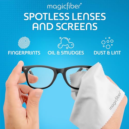 MagicFiber Microfiber Cleaning Cloth, Glasses Cleaner, Eyeglass Wipes, 13pk - size: 13 PACK