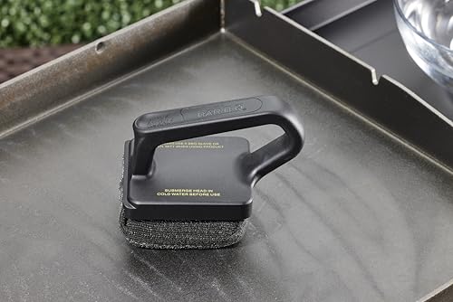 Mr. Bar-B-Q Bristle Free Steam Clean Griddle Brush Powered by Scrub Daddy