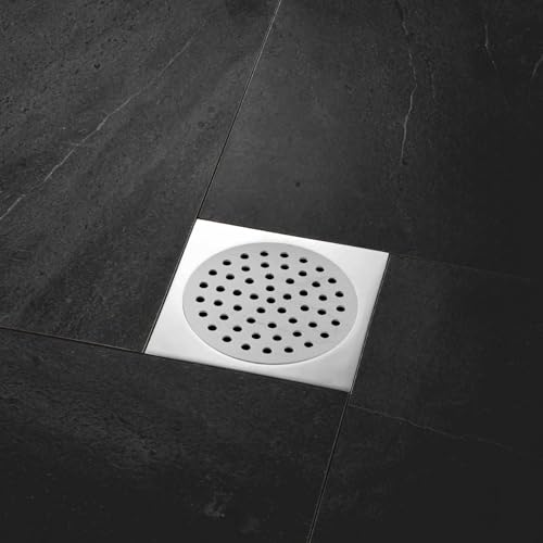 Round Drain Cover Grates 2.36"/6cm Dia Drain, 304 Stainless Steel Drainage Grate Cover Round Replacement Floor Drain Strainer for Shower, Bathroom Floor, Balcony, and Outdoor Garden Drains -2pcs - size: 2.36"/6cm