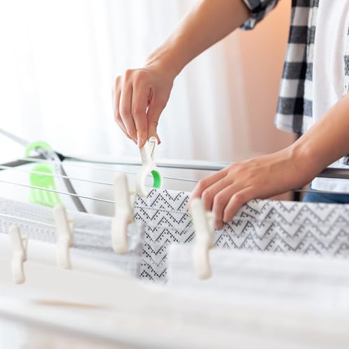 Extra Large Beach Towel Clips for Beach Chairs Clothes Pins - color: Green, Pink