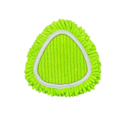 Spin Mop Replacement Head Chenille Mop Refill for Vileda O-Cedar EasyWring 1-Tank System, Washable Wet Dry Floor Cleaning Pads (Green) - color: Green