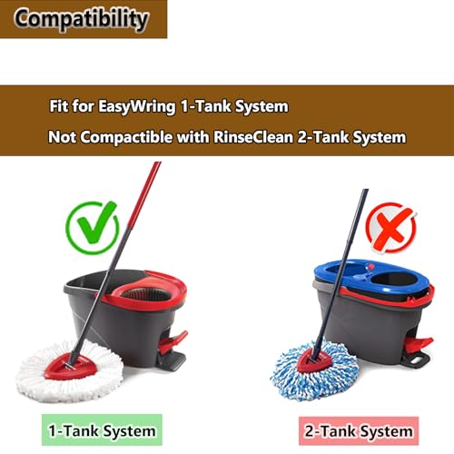 20Pack Spin Mop Replacement Heads,100% Microfiber,Household Floor Cleaning - size: 20Pack