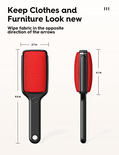 VASSON Double-Sided Velvet Lint Brush for Clothes and Pet Hair