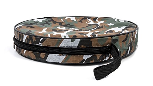 Camco Collapsible Bucket with Storage Case - Durable Pop Up Bucket with Watertight Fabric, Holds 3 Gallons of Water - Great for RVs, Camping, Fishing, Boating, Hiking- Camouflage (42994) (Pack of 4) - size: One Size (Pack of 4)