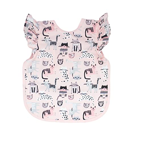 BapronBaby Flutter Baby Led Weaning Infant Feeding Bib Crafting Smock 6M-5T - color: Kitty, size: Preschool 3-5yrs