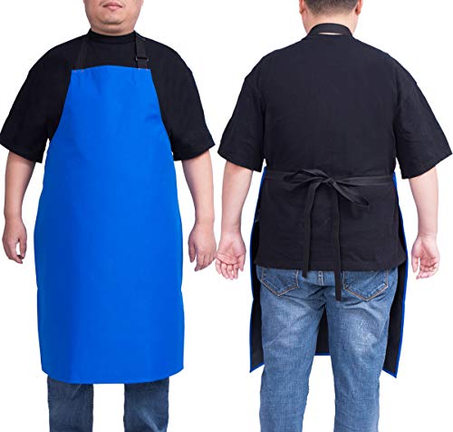 Waterproof Apron for Men and Women - Blue - color: Blue