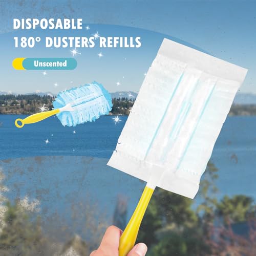 30 Count Duster Refills Compatible with Dusters 180° Handle Dusters - color: 30 Count
