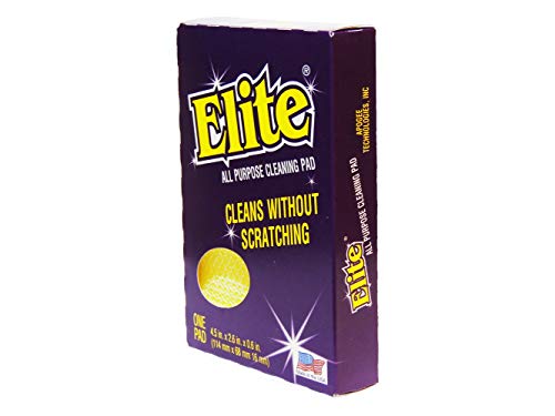 Elite All Purpose Cleaning Pad, 6 Pads (Individually Boxed), Non Scratch, Dish Sponge, Scrubber, Sponges for Kitchen and Household Use, Made in USA