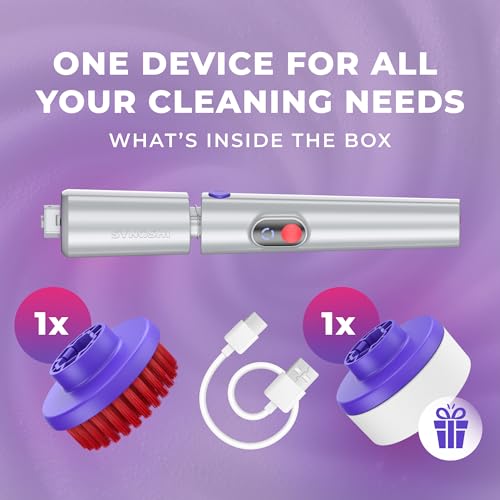 SYNOSHI PRO Electric Spin Scrubber Cordless Cleaning Bathroom Scrubber - size: Synoshi PRO