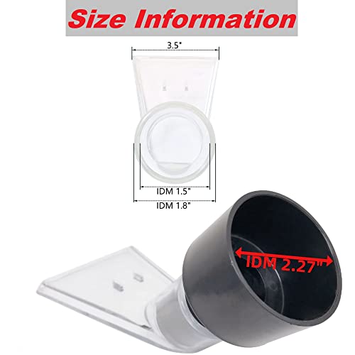TunaMax Wet/Dry Shop Vac Clear Extractor Attachment with 2-1/2" Adapter