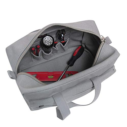 Rothco GI Style Mechanics Tool Bag, Heavy-Duty Canvas Tool Storage - color: gray