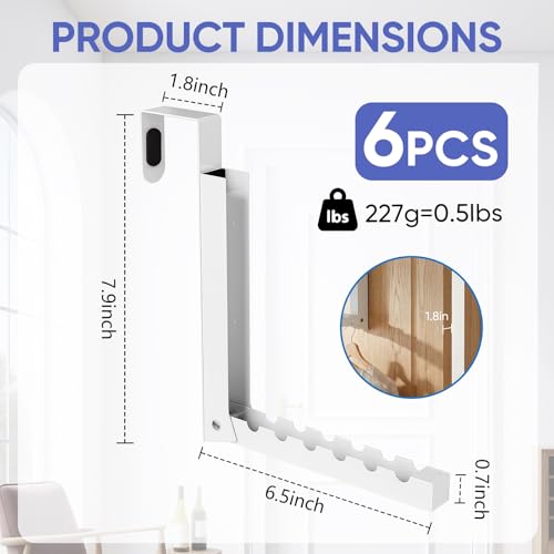 Over the Door Hooks, Clothes Hanger for Laundry Room
