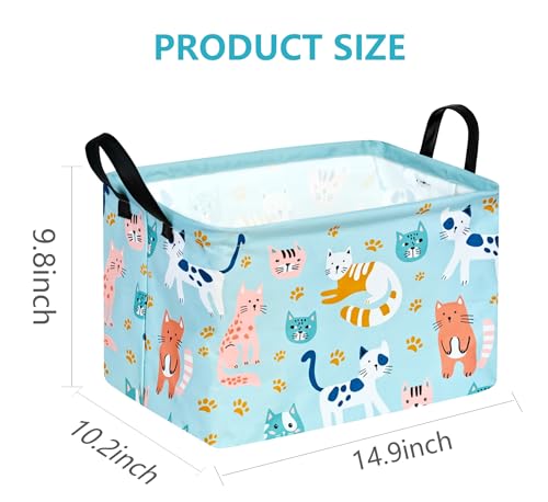 Foldable Nursery Hamper Storage Basket - color: CAT