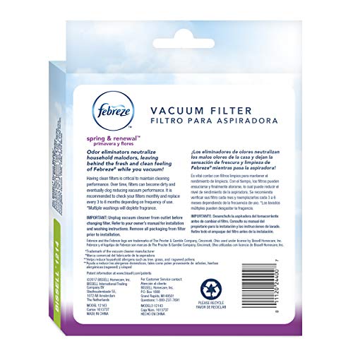 BISSELL Febreze Style 1214 Cleanview & PowerGlide Pet Replacement Filter - 12141 (Pack of 2) - size: Unit (Pack of 2)
