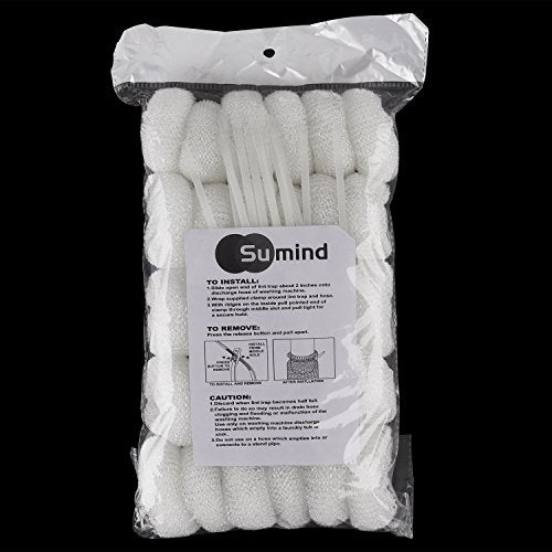 Sumind 30 Pack Nylon Lint Trap Washing Machine Fabric Mesh