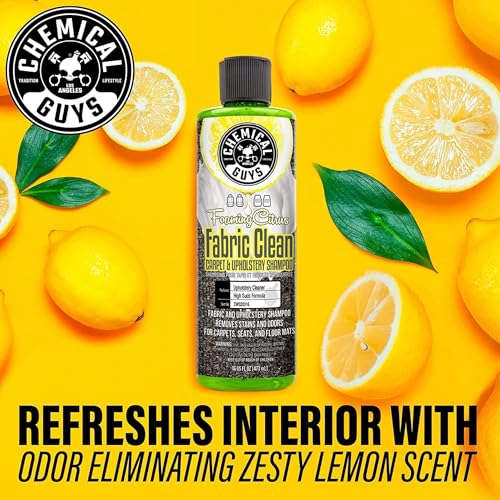 Chemical Guys, Citrus Foaming Fabric & Carpet Cleaner Drill Brush, 16 oz - size: 16 Fl Oz Drill Brush Kit