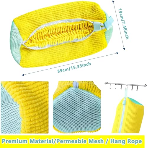 2Pcs Shoe Washing Machine Bags, Laundry Shoe Bags for Washer and