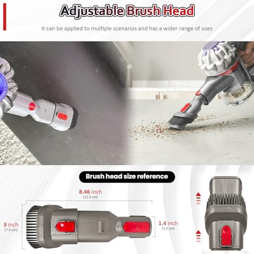 Vacuum Attachments Kit,6-Piece Vacuum Accessories Replacement