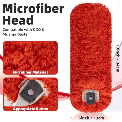 4 Pack Reusable Duster Refill Fit for OXO & MR.SIGA Duster