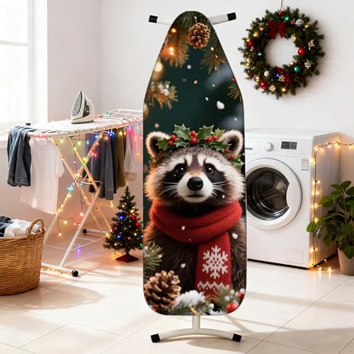 Nuxovilar Winter Raccoon Ironing Board Cover 15x54 Polyester - color: Ytt08634