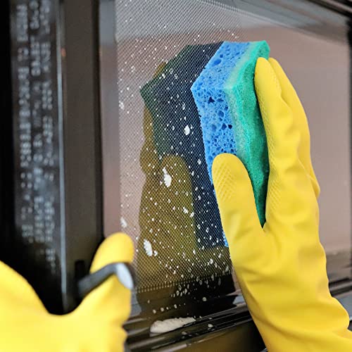 O-Cedar Scrunge Multi-Use Scrub Sponge (Pack of 6) Non-Scratch, Odor-Resistant, All-Purpose Scrubbing Sponge Safely Cleans All Hard Surfaces in Kitchen and Bathroom - size: 6 Count (Pack of 1)