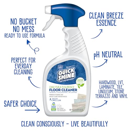 Quick Shine Multi-Surface Floor Cleaner 24 oz, Streak-Free, No Residue - size: 24 Fl Oz (Pack of 1)