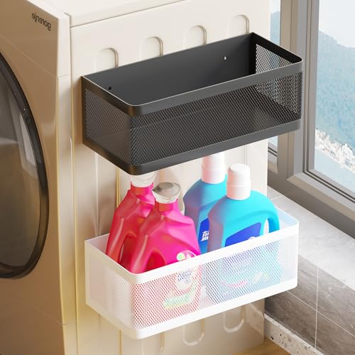 Magnetic Shelf for Washing Machine, White, L13.78in*W5.12in*H3.94in - color: White, size: L13.78in*W5.12in*H3.94in