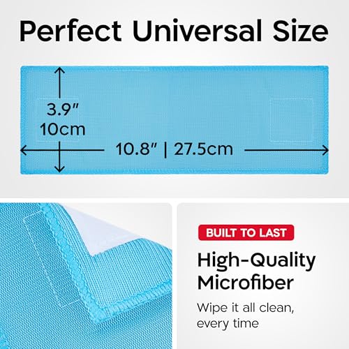 Tyroler Pack of 4 Microfiber Cloths for Glider Magnetic Window Cleaner