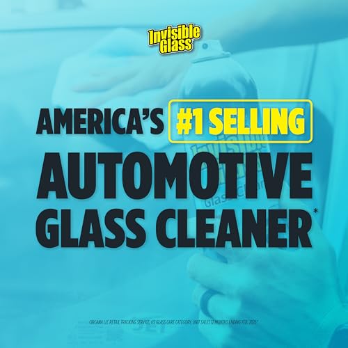Invisible Glass 99031 Reach & Clean Glass Windshield Cleaner Tool Combo Kit With Premium Aerosol Cleaner, Extendable Handle, (2) Reusable Quick Change Microfibers, and Storage Bag 19 Ounce (Pack of 6) - size: 19 Ounce (Pack of 6), style: Aerosol
