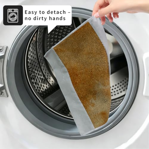 14-Inch Microfiber Flat Mop for Hardwood & Tile Floors, Lightweight Design with Stainless Steel Handle, 2 Reusable Pads for Wet Dry Cleaning, Clip-On Design, Wall Mount - size: 14-inch