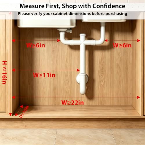 2 Pack Upgraded Under Sink Organizer, 2 Tier Pull out Kitchen Cabinet Organizer Metal Slide out Bathroom Organizers and Storage Makeup Drawer Organizer for Office Bedroom Restroom Living Room, L-White - color: L-White