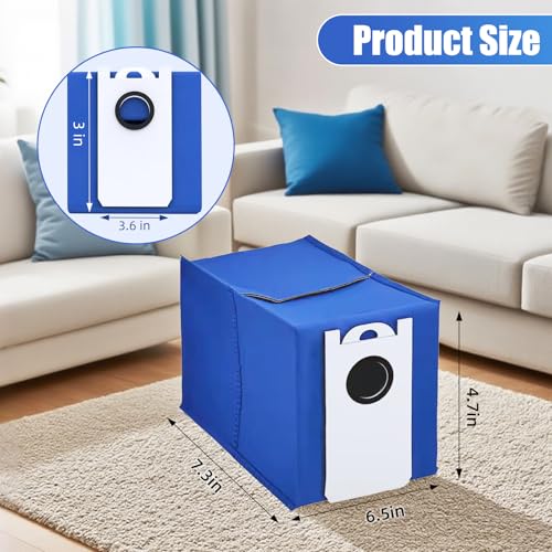 6-Pack UltraVision/UltraVision Pet Replacement Dust Bags for bObsweep RC400 & UltraVision/UltraVision Pet Robot Vacuum– 6L High-Capacity Self-Emptying Robot Vacuum Bags - size: 6 Dust Bags