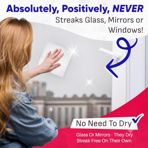 ZAP Cloth Premium Microfiber Cleaning Cloth (3-Pack), Reusable Glass Cleaning Towel, Lint-Free Polishing Cloth for Windows, Mirrors, Chrome, Stainless Steel, Granite, Home & Auto