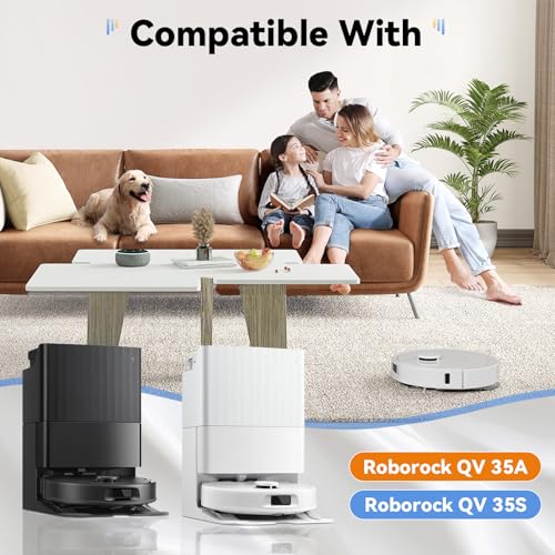 26 Pack Accessories Kit for Roborock QV 35A/QV 35S/Qrevo S Pro Robot Vacuum