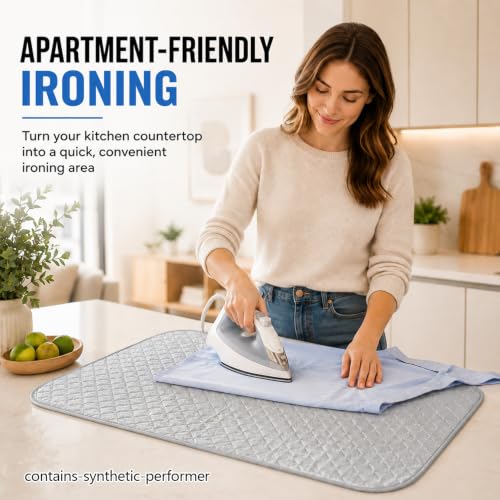 Sukh Magnetic Ironing Mat - Foldable Double Sided Portable Ironing Pad - size: 1Pcs Magnetic Ironing Mat