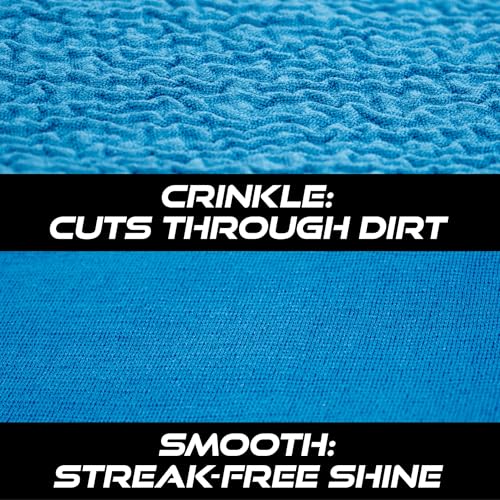 VIKING Glass Microfiber Cleaning Cloth for Car, 16 inch x 16 inch, 2 Pack - size: 2 Pack