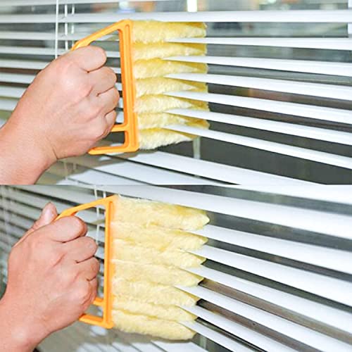 2 Pcs Blind Cleaner - Washable Window Blind Cleaner Duster Tool - color: Blue、green