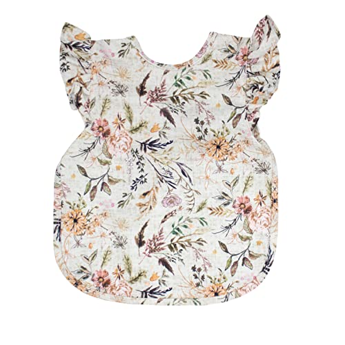 BapronBaby Flutter Baby Led Weaning Infant Feeding Bib Crafting Smock 6M-5T - color: Delilah Floral, size: Baby/Toddler 6m-3T