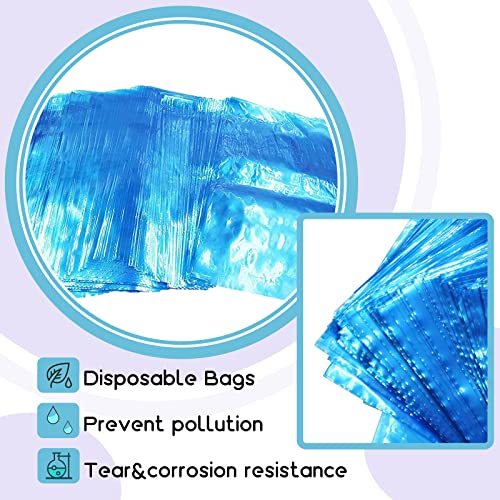Tattoo Wash Bottle Bags, Usiriy 250pcs Wash Bottle Covers Sleeves - color: Blue Bottle Bags