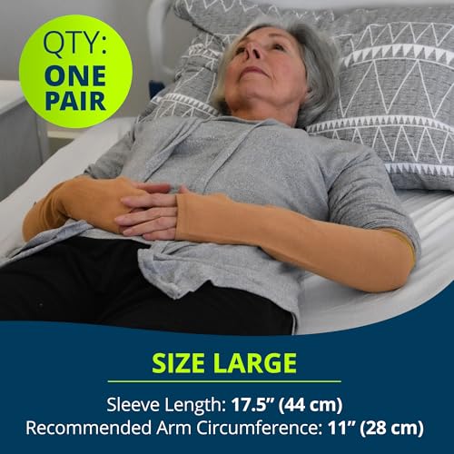 TIDI 6000L Posey SkinSleeves Protectors ― Large ― One Pair of Protective Arm Sleeves for Fragile Skin ― Home Healthcare ― Medical Supplies - size: Large