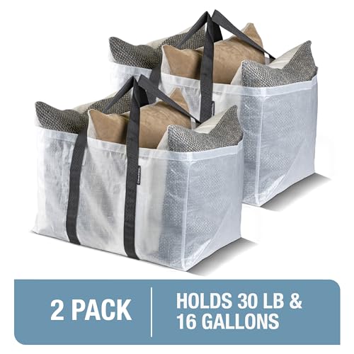 CleverMade Storage Basket - 76L - Transparent (2PK) - color: Transparent, size: 76l - 2 Pack