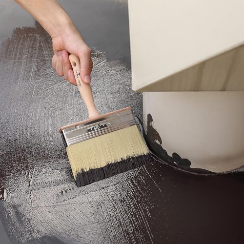 Bates- Deck Stain Brush, 5 Inch, Wooden Handle, Wood Stain Brushes for Wood (Pack of 3) - size: 5 inches (Pack of 3)
