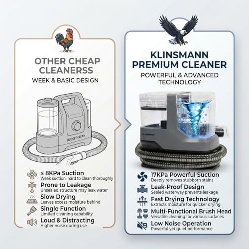 Upholstery & Couch Cleaner Machine, Portable Carpet Spot Cleaner Machine