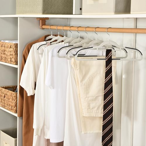 Plastic Hangers 30 Pack, Non Slip Slim Clothes Hangers - size: 30 Pack