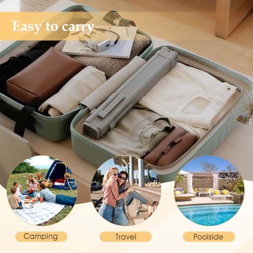 cjc Foldable Clothes Drying Rack, Extra Stable Heavy Duty Laundry Standing Dry Racks with 4 Retractable Drying Rods & 4 Shoe Racks, Space-Saving Collapsible for Indoor Outdoor Grey - color: Grey-4 Rods