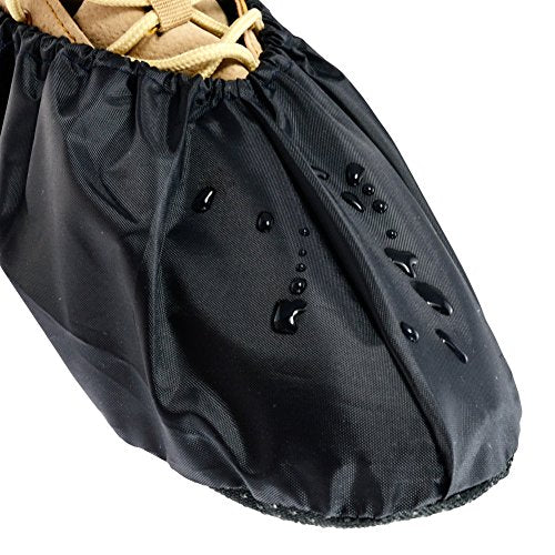 Reusable Boot & Shoe Covers, Washable, Non-Slip, 2 Pairs, Medium - color: Black, size: Medium