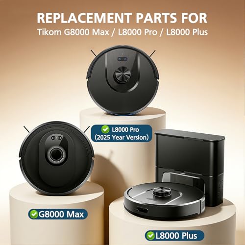 G8000 Max Replacement Parts for Tikom G8000 Max Robot Vacuum